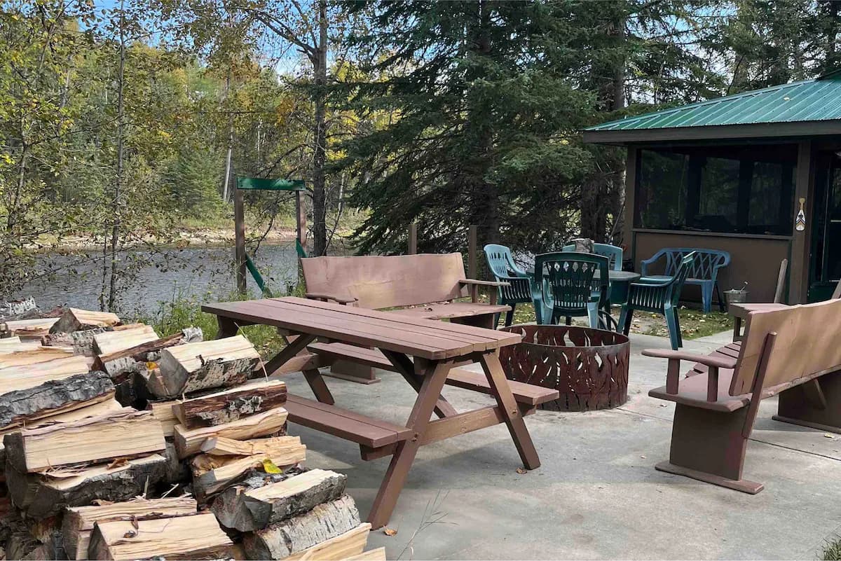 Riverside Gazebo & Fire Pit